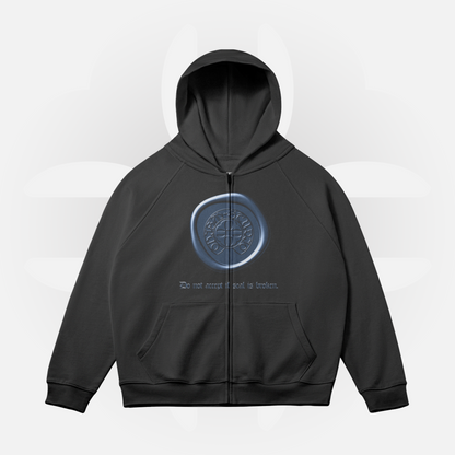 Stamp Zip-Hoodie